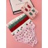 5li String Çilek Kiraz desenli İç Çamaşır Set 