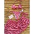 3'lü Pareolu Bikini Set