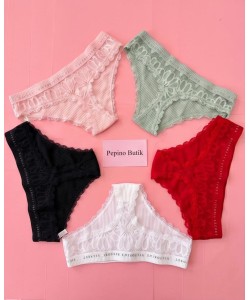 5 li Dantel String İç Çamaşır Set 5 li Dantel String İç Çamaşır Set