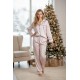 Açık Pembe Çizgili Pijama Takımı& Kırmızı Taşlı Sütyen Takımı&Sprey Romantıc
