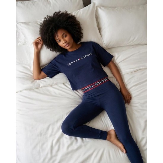 Lacivert T-Shirt & Lacivert Tayt Takım Lacivert T-Shirt & Lacivert Tayt Takım