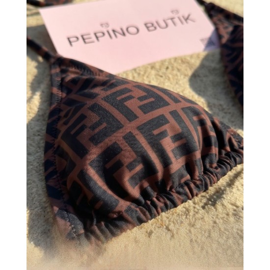 3'lü Pareolu Bikini Set