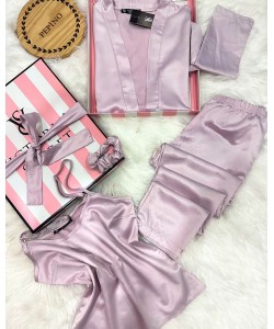 3'Lü Pudra İpek Saten Set 