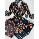 Ayıcık Desen Lacivert Kadife Pijama Takımı Ayıcık Desen Lacivert Kadife Pijama Takımı