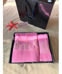 Pembe Bambu İplik Havlu Takım