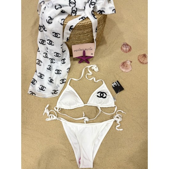 3’lü Pareolu Bikini Set 3’lü Pareolu Bikini Set