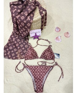 3'lü Pareolu Bikini Set