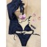 3’lü Pareolu Bikini Set