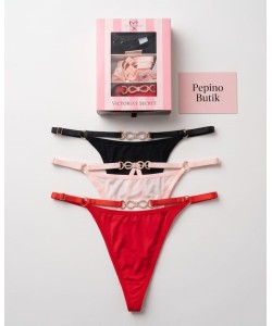 3’lü Tanga Çamaşır Set 3’lü Tanga Çamaşır Set