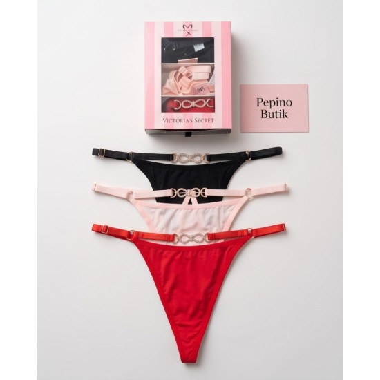 3’lü Tanga Çamaşır Set 3’lü Tanga Çamaşır Set