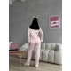 Gömlek Yaka Pembe Çizgili Armani İpek Saten Pijama Takımı Gömlek Yaka Pembe Çizgili Armani İpek Saten Pijama Takımı