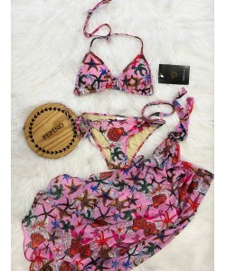 3'lü Pareolu Bikini Set