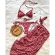 3'lü Pareolu Bikini Set