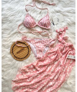 3'lü Pareolu Bikini Set