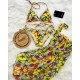 3'lü Pareolu Bikini Set 3'lü Pareolu Bikini Set