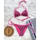 Neon Pembe Bikini Takım