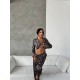 Armani Leopar Desenli Saten Pijama Takımı Armani Leopar Desenli Saten Pijama Takımı