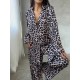 Armani Leopar Baskılı Saten Tunik & Pantolon & Sütyen Set Armani Leopar Baskılı Saten Tunik & Pantolon & Sütyen Set