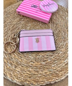 Pembe Çizgili Kartlık Pembe Çizgili Kartlık