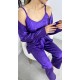 3'Lü Mor İpek Saten Set 3'Lü Mor İpek Saten Set