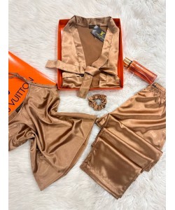 3'Lü Vizon İpek Saten Set 