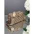 Guess Logolu Bej Ton Çift Fermuarlı Kadın Omuz & Çapraz Çanta