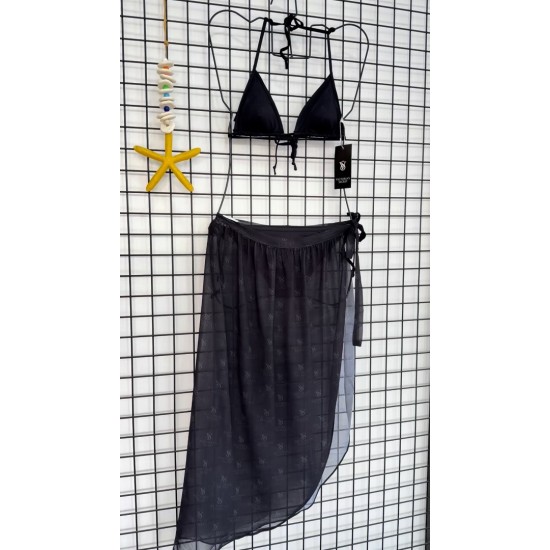 3’lü Pareolu Bikini Set 3’lü Pareolu Bikini Set