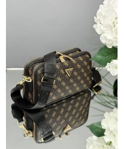Guess Logolu Çift Bölmeli Çapraz Askılı Kadın Çanta Guess Logolu Çift Bölmeli Çapraz Askılı Kadın Çanta